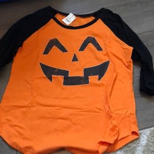 Brand new with tags. Halloween Jack O Lantern Shirt